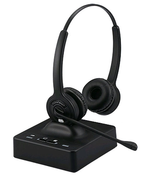 TECHPHONE MICROCASQUE BINAURAL S/FIL M985 POUR TELEPHONE FIXE ET PC