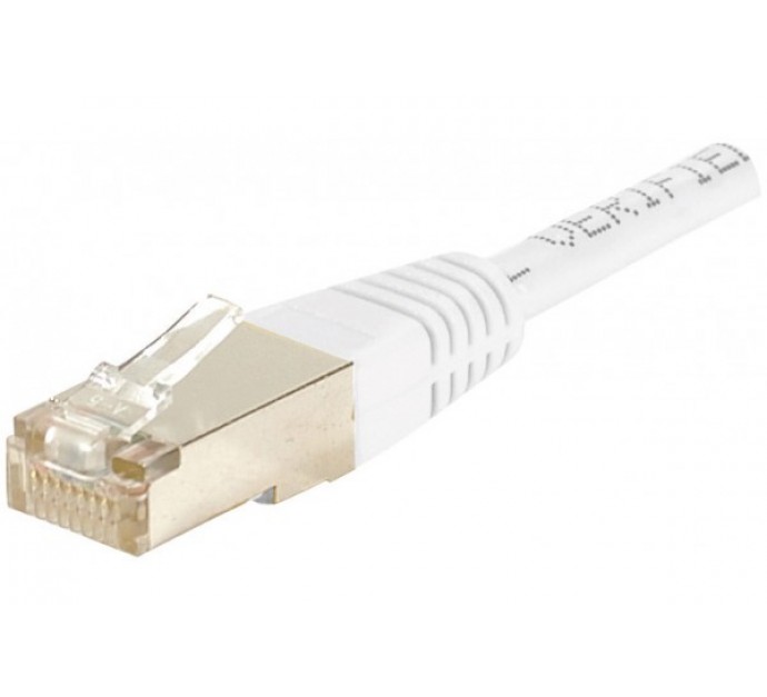 CORDON RJ 45 CAT 6 F/UTP 1 M BLANC