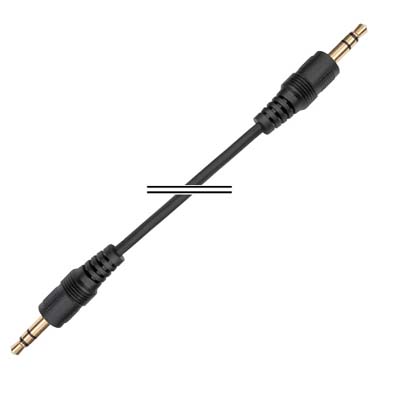 CORDON JACK 3,5 MM / JACK 3,5 MM ENREGISTREMENT S/MAGNETOPHONE