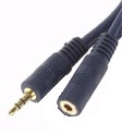 CORDON JACK 3,5 MM MALE / FEMELLE STEREO 3 PTS