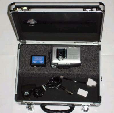 TECHPHONE VALISE ENREGIST. TELEPHONIQUE S/CASSETTE MAGNETIQUE ETM 601