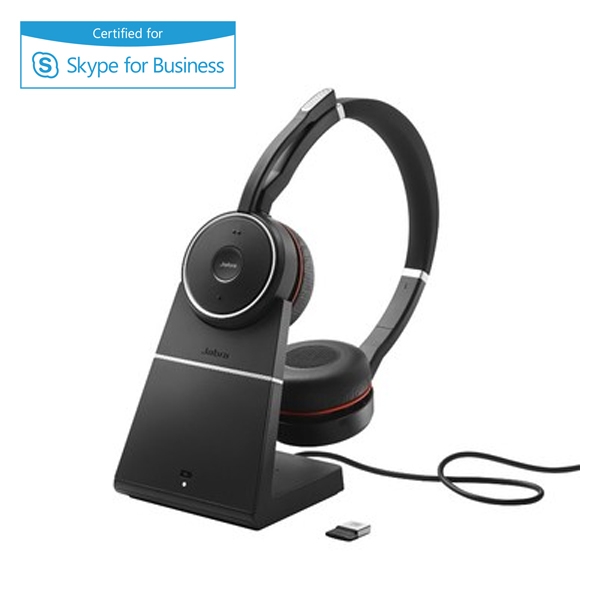 JABRA EVOLVE 75 USB MS DUO + SUPPORT