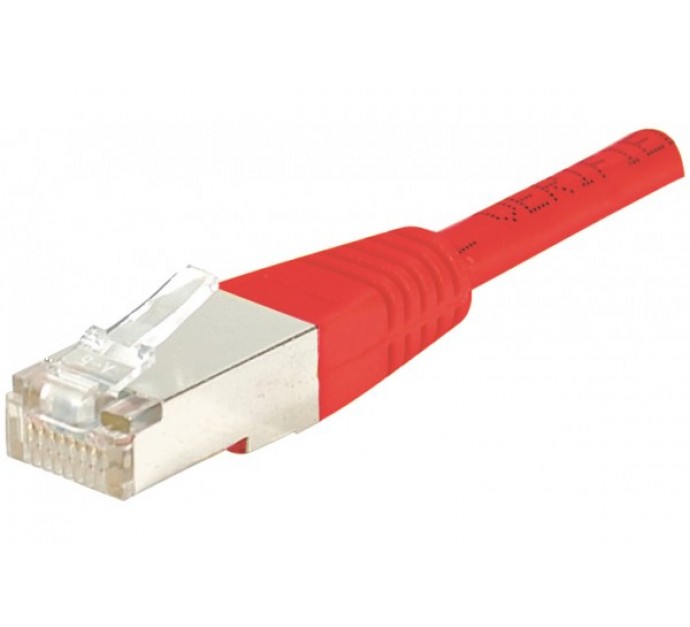 CORDON RJ 45 CAT 6 F/UTP 1 M ROUGE