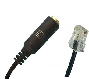 CORDON JACK FEMELLE 4 PTS ET RJ45 SUR POSTE AASTRA 5370